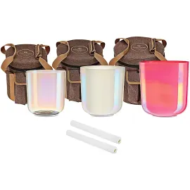 Поющие чаши MEINL Sonic Energy Essence Crystal Singing Bowl Set (набор, 3 шт.) E4/B3/G3, 440 Hz