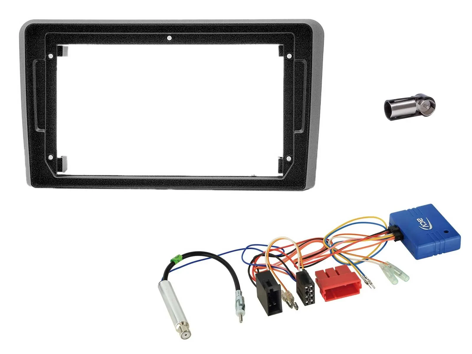 Radioeinbauset CAN-Bus für 9 Zoll Autoradio für Audi A3 8P 2003-2006 schwarz