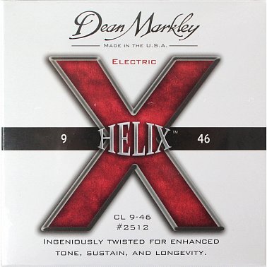 Струны для электрогитары Dean Markley 2512 Helix HD Electric CL 9-46