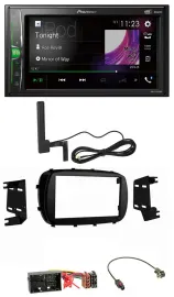 Автомагнитола для Fiat 500X Pioneer 2DIN, MP3, DAB, AUX, Bluetooth