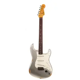 Электрогитара Fender Custom Shop Limited Edition 1959 Stratocaster Relic Aged Inca Silver