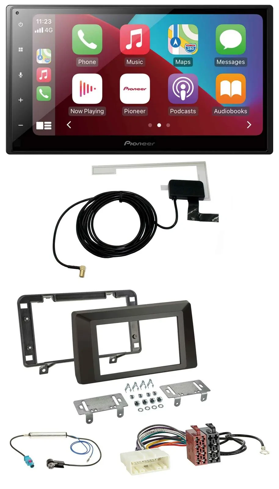 Автомагнитола Pioneer 2DIN USB Bluetooth DAB MP3 для Dacia Duster (с 2021)