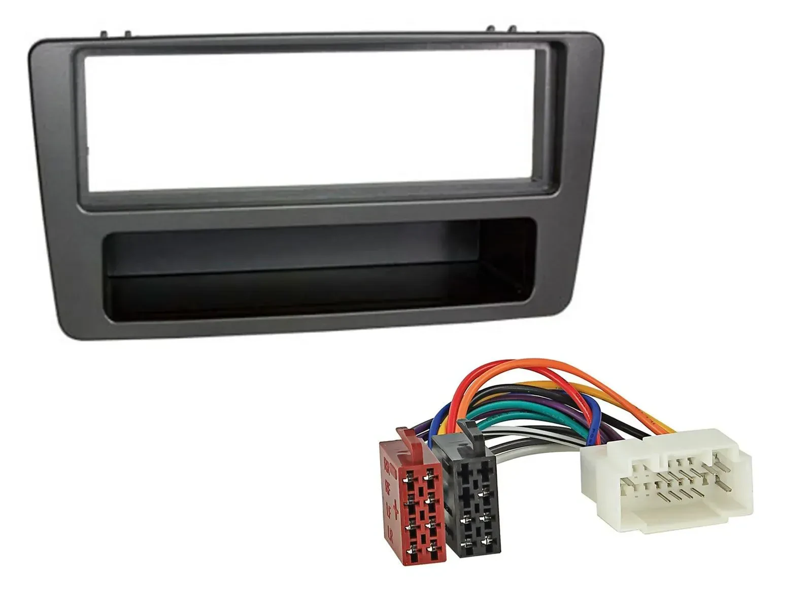 Radioeinbauset DIN Autoradio für Honda Civic 01-03 man. Klima anthrazit