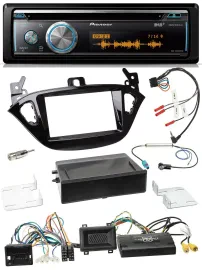 Pioneer Lenkrad DAB USB CD Bluetooth Autoradio für Opel Adam Corsa E ab 2013 PDC