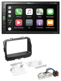 Автомагнитола для Kia Carens 4 RP (с 2013) Pioneer 2DIN, USB, Bluetooth, DAB, MP3