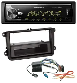 Pioneer Bluetooth USB DAB MP3 Autoradio für Skoda Praktik / Superb / Yeti