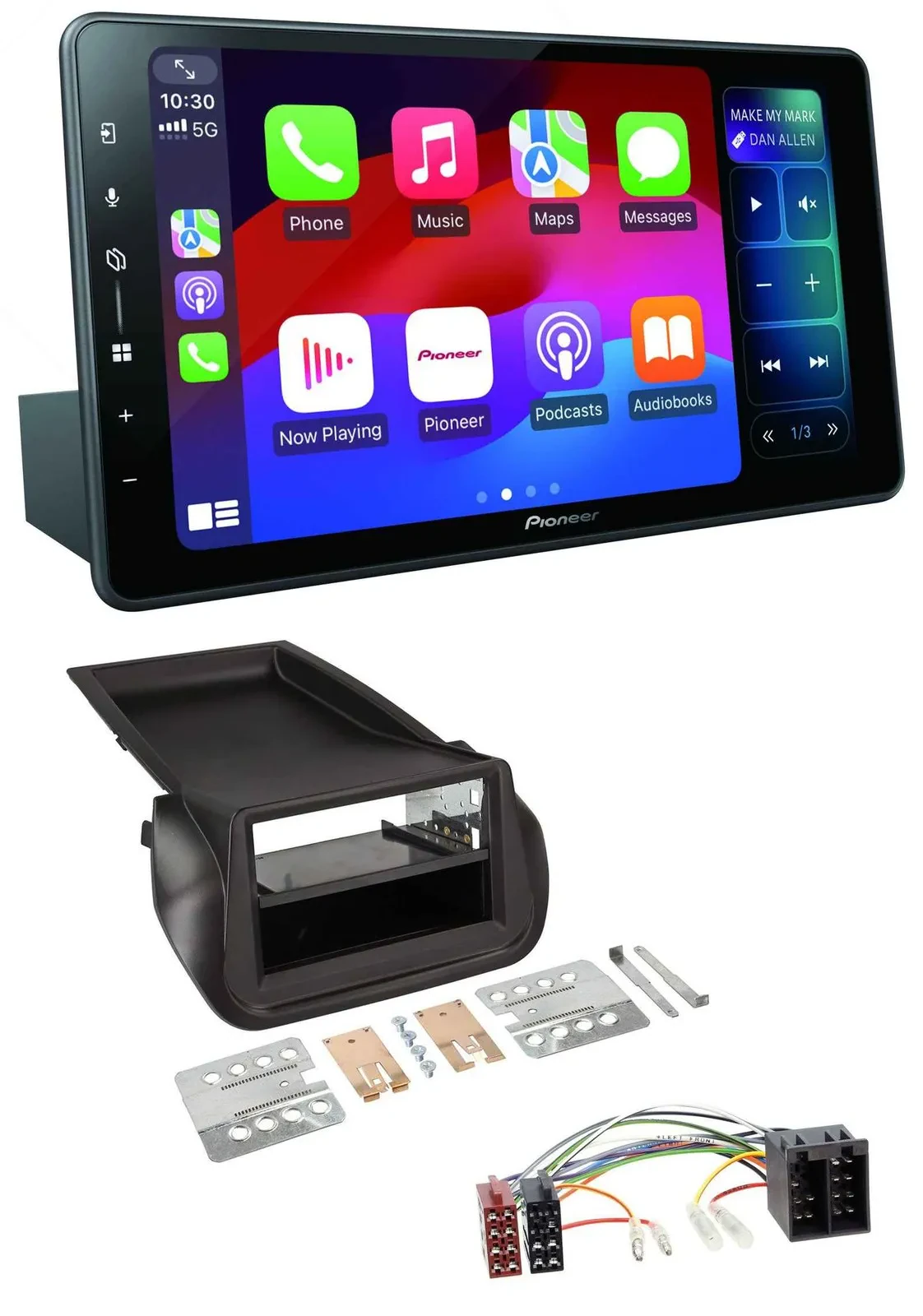 Pioneer Bluetooth DAB MP3 USB Autoradio für FIAT Fiorino (ab 2008)