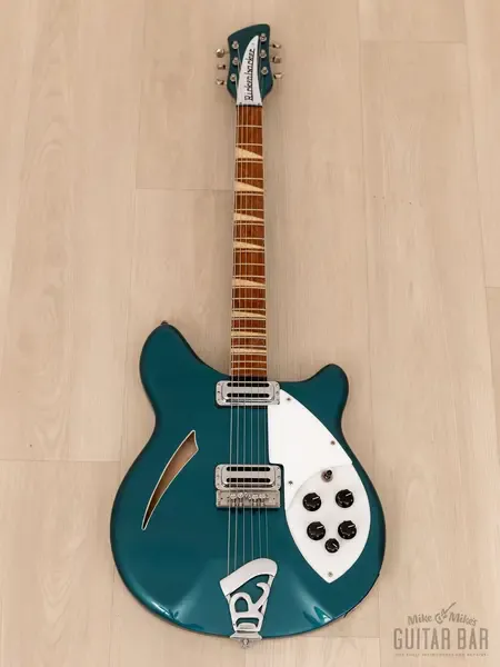 Полуакустическая электрогитара Rickenbacker 360 Turquoise USA 1967 w/Toaster Pickups, Case