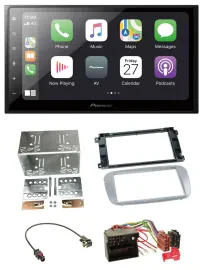 Pioneer MP3 Bluetooth DAB 2DIN USB Autoradio für Ford Mondeo 2007-2014 S-Max Pro