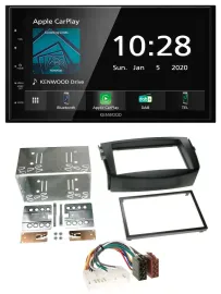 Kenwood Bluetooth MP3 DAB USB 2DIN Autoradio für Toyota RAV 4 (2006-2013)