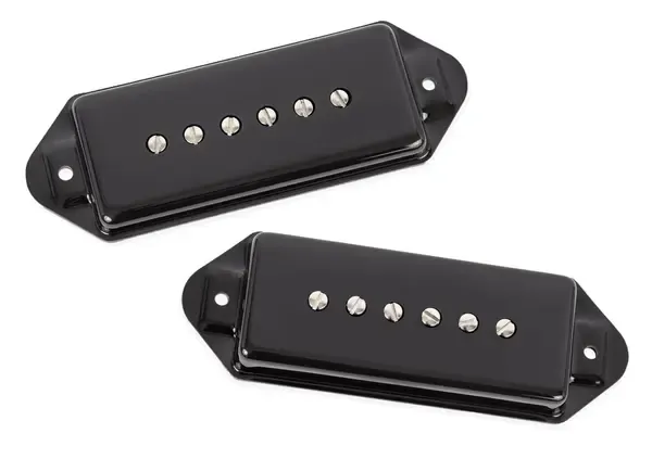 Комплект звукоснимателей для электрогитары Seymour Duncan Vintage P90 Silencer Dog Ear Black