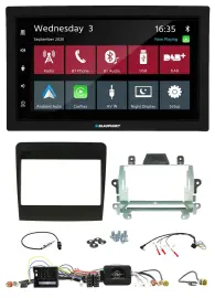 Blaupunkt DAB Bluetooth USB Lenkrad 2DIN Autoradio für Porsche 911 2011-2017 991