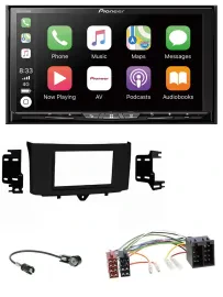 Pioneer 2DIN MP3 USB DAB DVD Bluetooth Autoradio für Smart ForTwo 10-15 ISO Prof