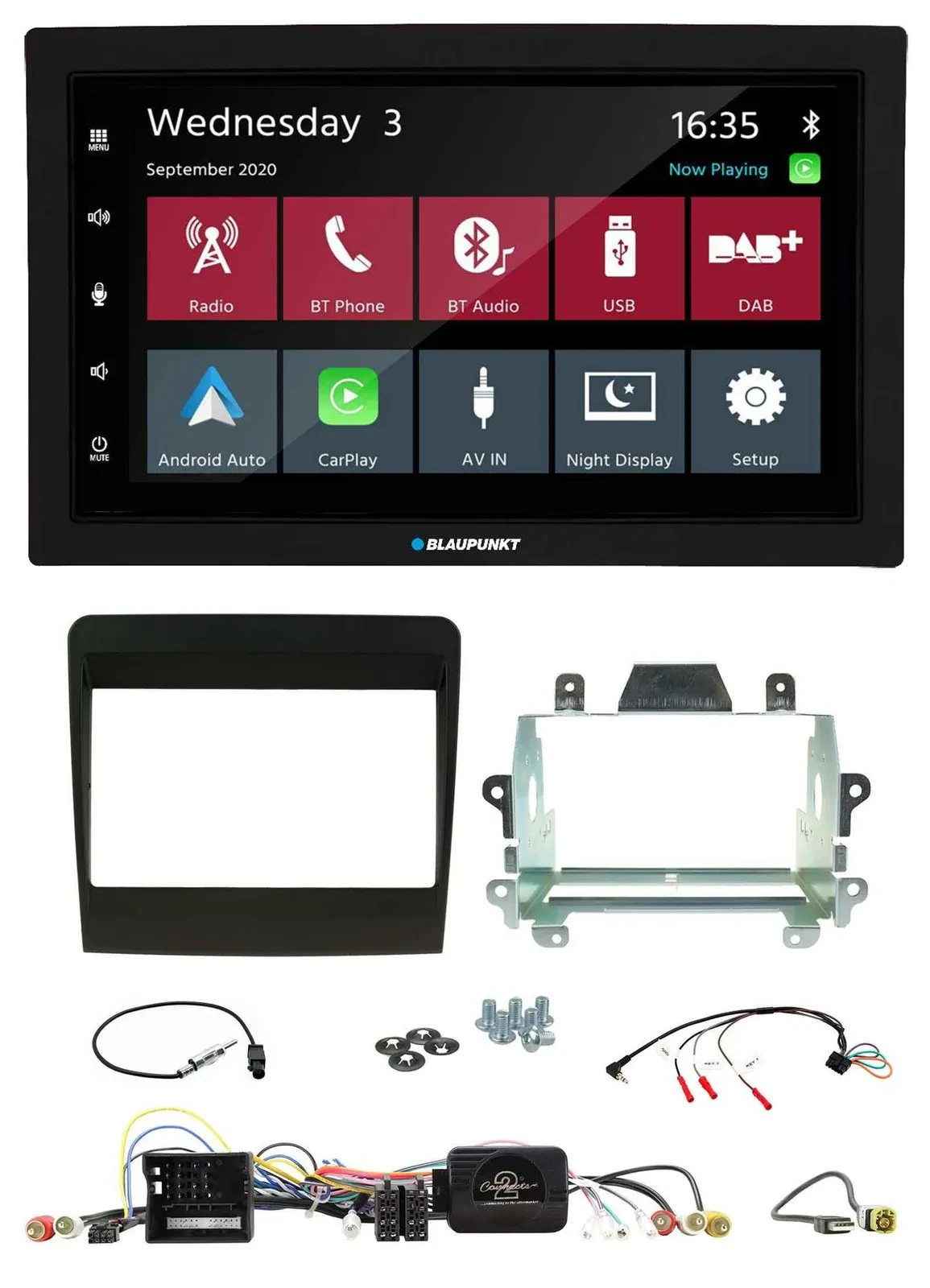 Blaupunkt DAB Bluetooth USB Lenkrad 2DIN Autoradio für Porsche 911 2011-2017 991