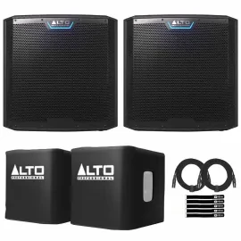 Alto Professional TS12S 12" Subwoofers with Covers Duo Pack