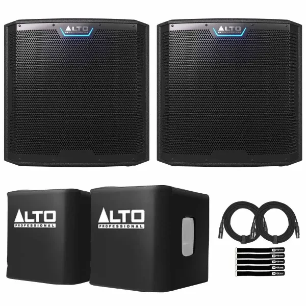 Alto Professional TS12S 12" Subwoofers with Covers Duo Pack