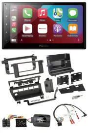 Pioneer USB Lenkrad DAB 2DIN Bluetooth Autoradio für BMW 3er 1999-2006 5 Schalte