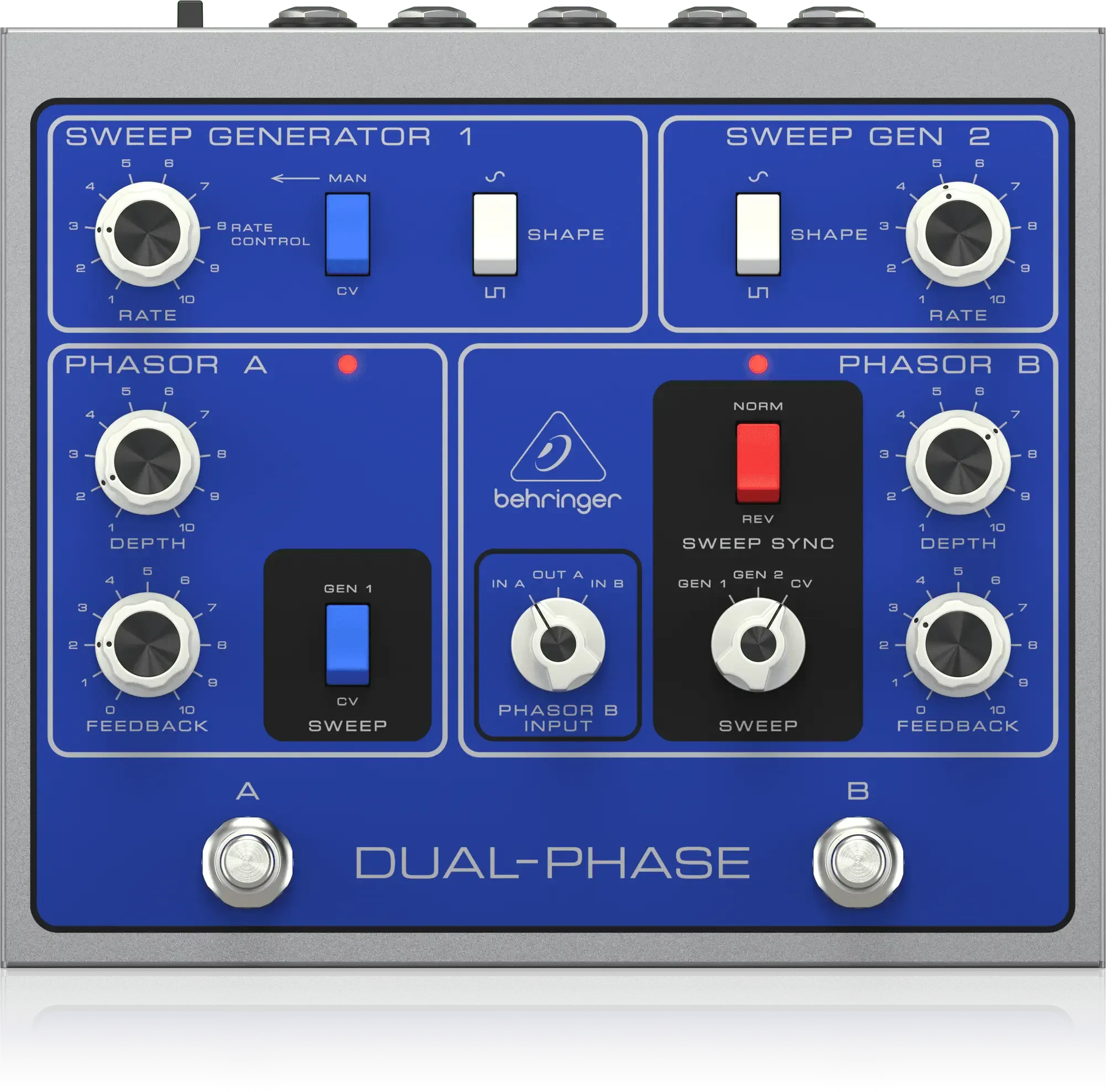 Педаль эффектов для электрогитары Behringer Dual Phase