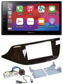 Pioneer DAB USB MP3 Bluetooth 2DIN Autoradio für Kia Ceed ab 12 glänzend