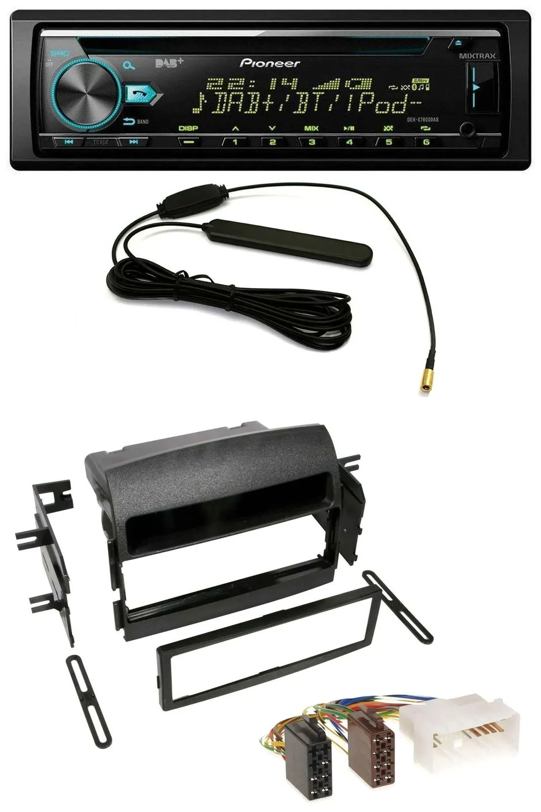 Pioneer CD MP3 AUX DAB USB Autoradio für Hyundai Sonata (NF, 2005-2008)