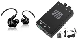 Mackie MP-240 Dual Hybrid Driver Pro In-Ear Monitors+Case+Presonus Headphone Amp