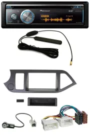 Pioneer CD USB Bluetooth DAB MP3 Autoradio für Kia Picanto ab 2011 ohne Start-St