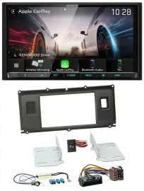 Kenwood MP3 2DIN USB DAB Bluetooth Autoradio für Land Rover Evoque ab 2011