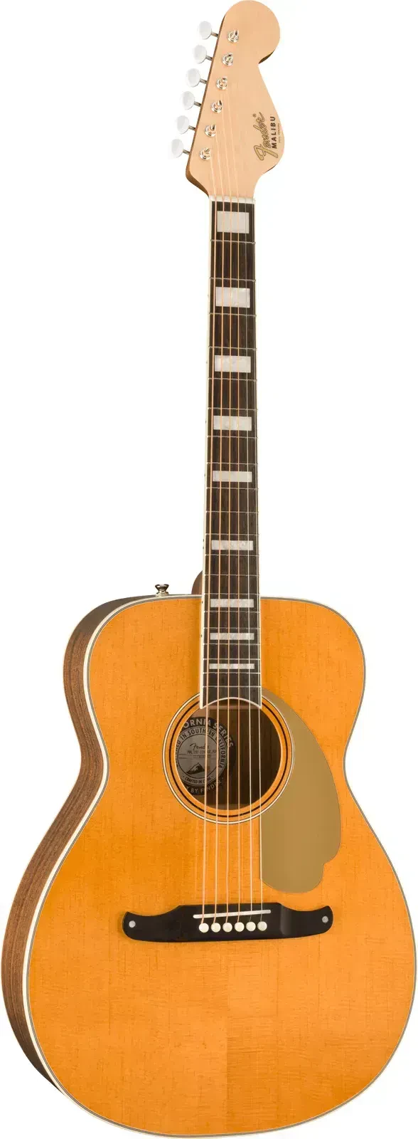 Электроакустическая гитара Fender Malibu California Vintage Concert Natural