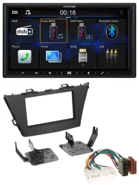 Alpine Bluetooth 2DIN MP3 DAB USB Autoradio für Toyota Prius+ (ab 2012)