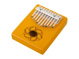 KMKr-1-YW Piastra Калимба, резонаторная, 10 язычков, прямоугольная, желтая, Мозеръ