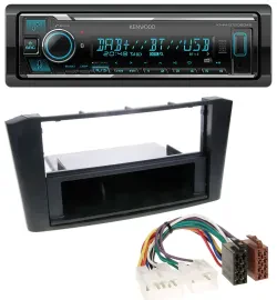 Kenwood Bluetooth MP3 DAB USB Autoradio für Toyota Avensis T25 (2003-2009)