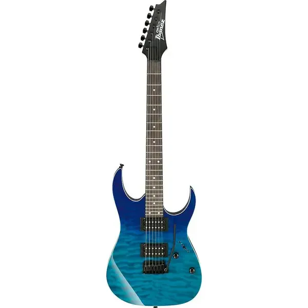 Электрогитара Ibanez GRG120QASP Transparent Blue Gradation