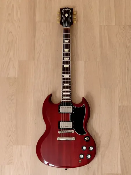 Электрогитара Epiphone SG Standard '61 Vintage Reissue SG-70 HH Cherry Red w/case Japan 1998