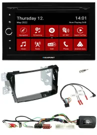 Blaupunkt Lenkrad DVD Bluetooth DAB 2DIN USB Autoradio für Hyundai i40 11-19 USB