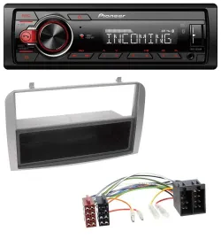 Pioneer Bluetooth USB DAB MP3 Autoradio für Alfa Romeo 147 GT silber Ablagefach