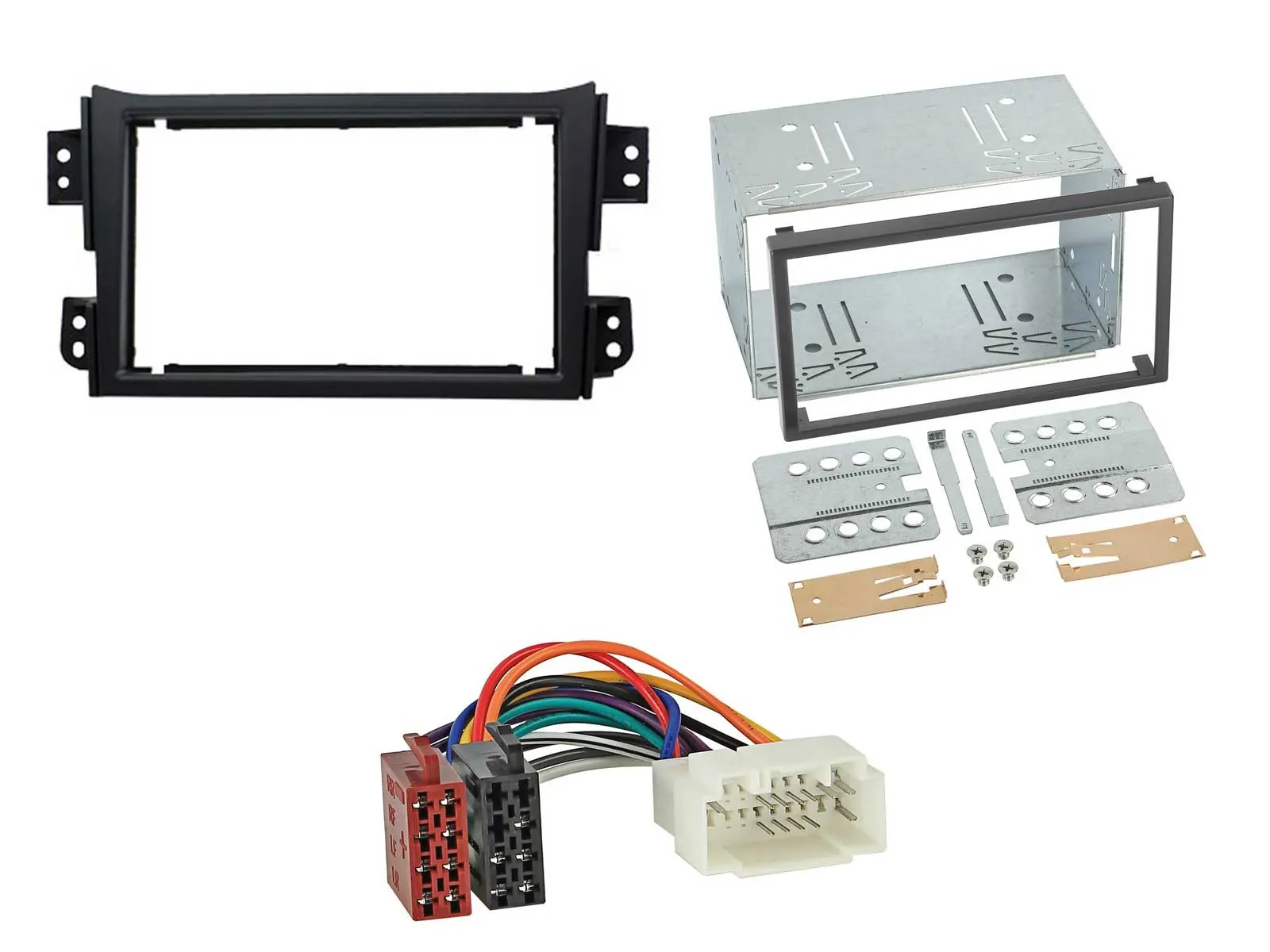 Einbauset Doppel DIN Autoradio für Opel Agila B Suzuki Splash 2008-2014