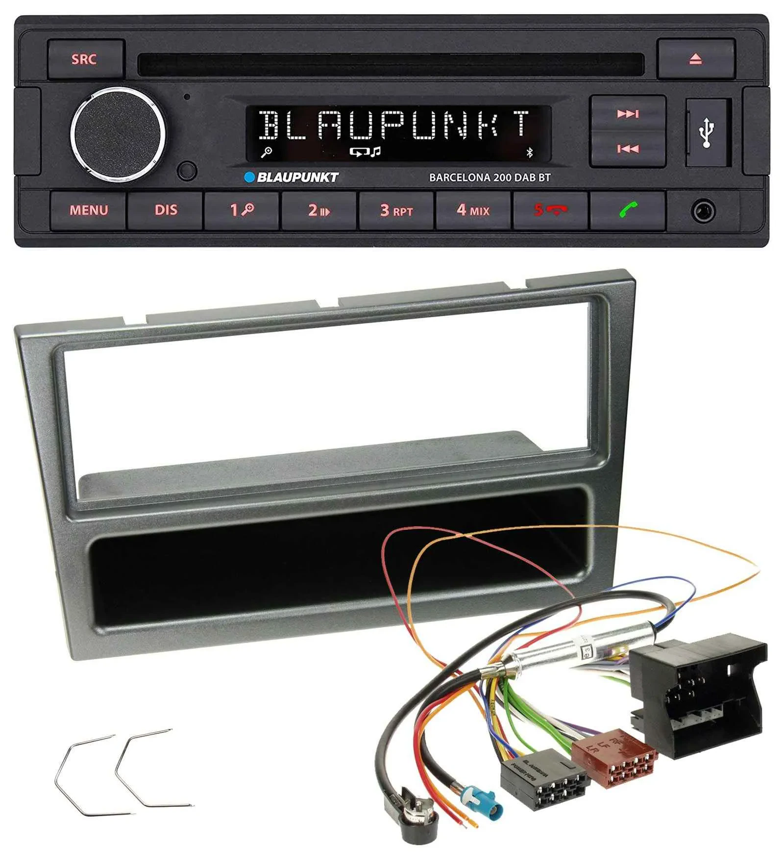 Blaupunkt USB DAB CD Bluetooth MP3 Autoradio für Opel Corsa C Quadlock 2004-2006