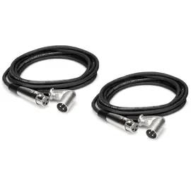 Коммутационный кабель Hosa Technology 2x XRR101.5 1.5 Foot 3-Pin XLR Cable #XRR101.5 2