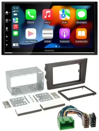 Kenwood DAB USB Bluetooth 2DIN MP3 Autoradio für Volvo XC 90 07-14 16 Pin