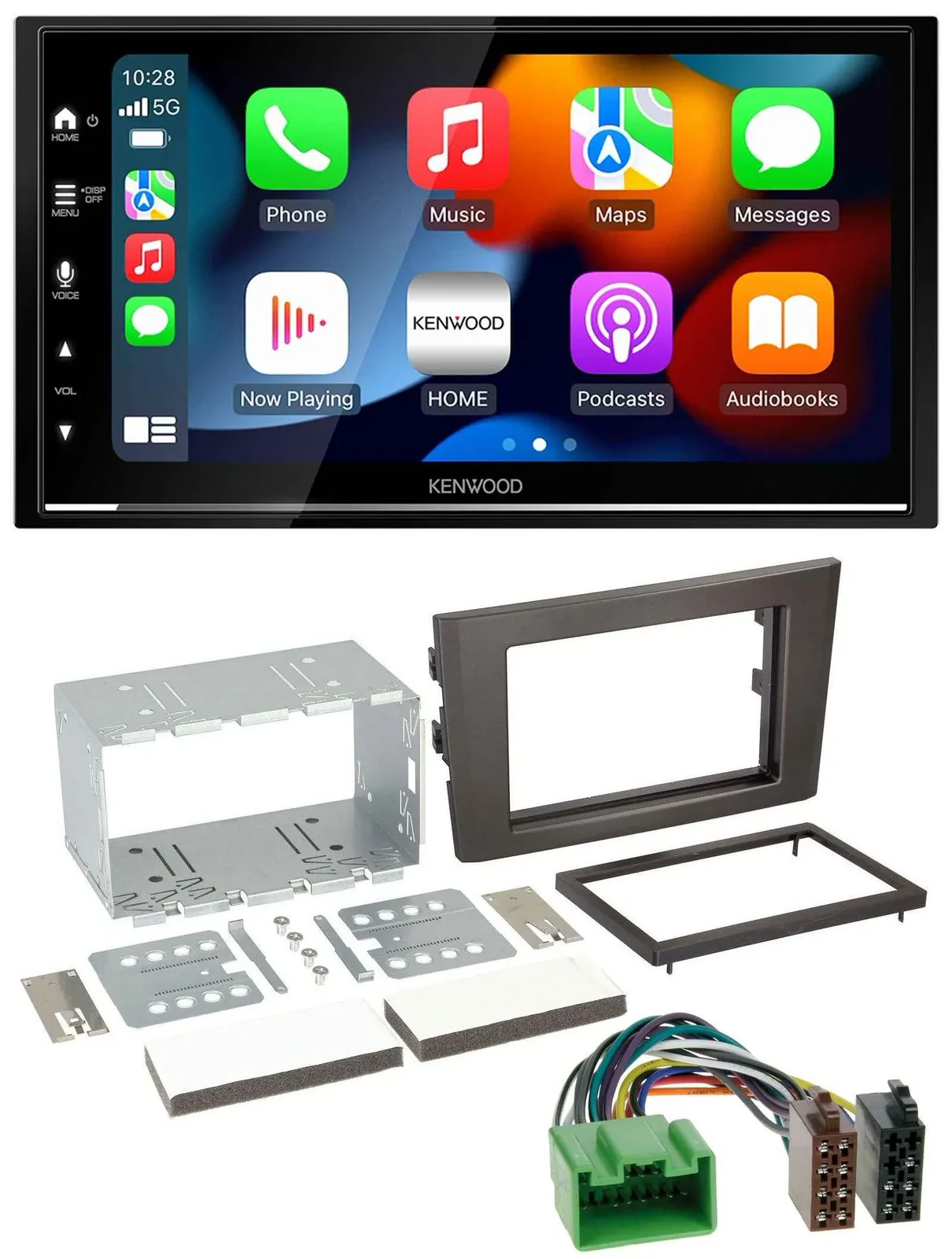 Kenwood DAB USB Bluetooth 2DIN MP3 Autoradio für Volvo XC 90 07-14 16 Pin