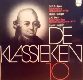 Б/У виниловая пластинка C.P.E. Bach – De Klassieken 10 - Sinfonia In E / Hoboconcert In Es - Sinfonia In Bes / Hammerklavierconcert In D