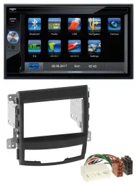 Автомагнитола для SsangYong Korando (2010–2013) Blaupunkt 2DIN, Bluetooth, USB, AUX, SD, MP3