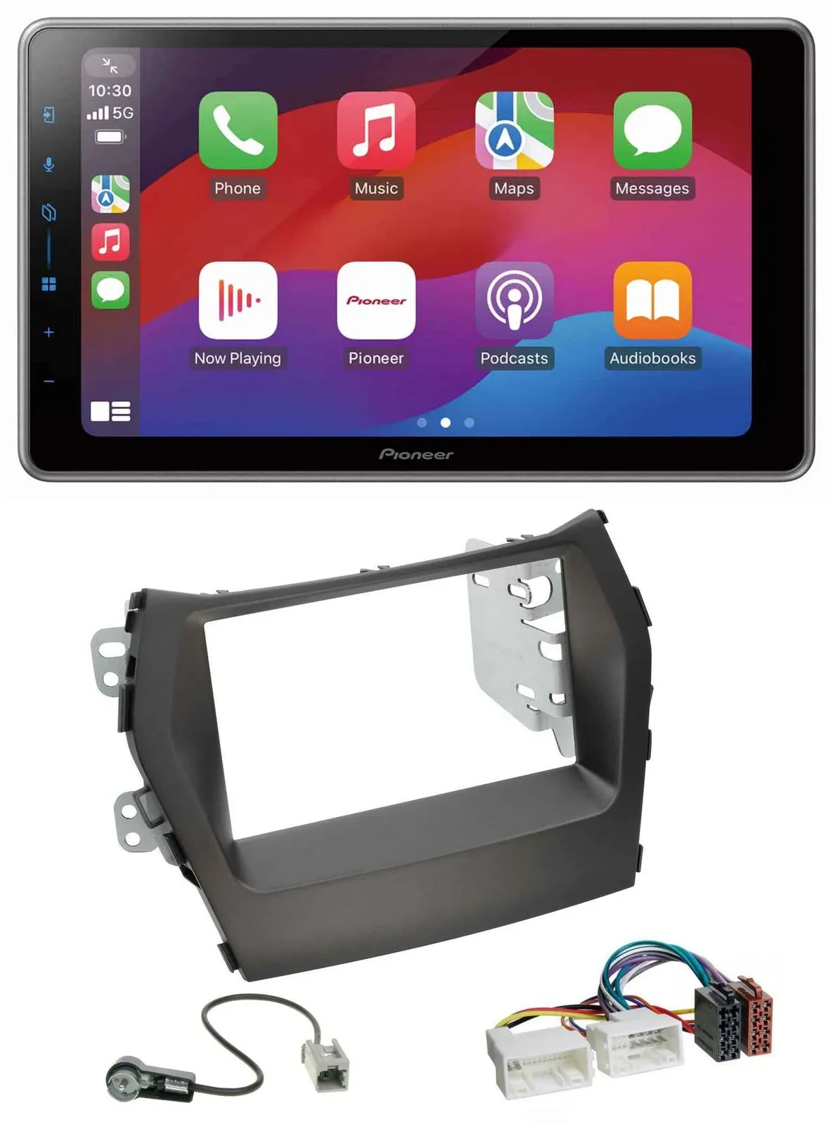 Pioneer MP3 USB DAB Bluetooth 2DIN Autoradio für Hyundai Santa Fe ab 12 ohne Nav