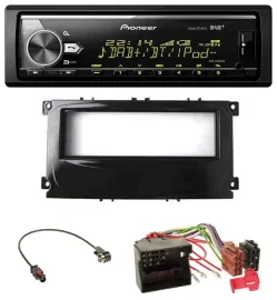Pioneer Bluetooth USB DAB MP3 Autoradio für Ford C-Max Galaxy Focus ab 2007 glän