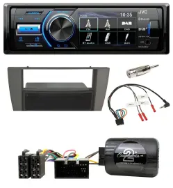 JVC Bluetooth Lenkrad USB DAB Autoradio für Jaguar X-Type S-Type 2003-2008