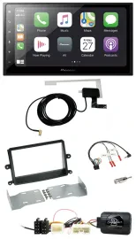 Pioneer USB Lenkrad 2DIN Bluetooth DAB Autoradio für Mitsubishi L200 06-15