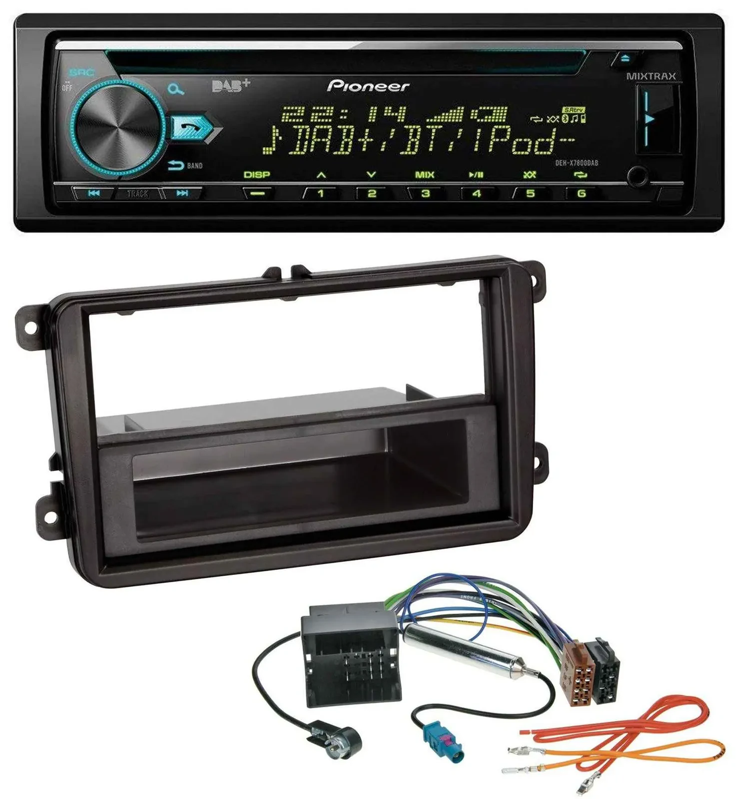 Pioneer DAB MP3 CD USB Bluetooth Autoradio für Seat Alhambra ab 10 Leon 09-12 To