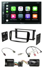 Pioneer DVD 2DIN Lenkrad DAB Bluetooth USB Autoradio für Ford C-Max Focus Galaxy