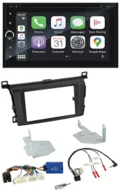 Blaupunkt DAB USB Bluetooth Lenkrad 2DIN TMC Navigation für Toyota RAV 4 ab 2013