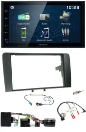 Kenwood 2DIN Bluetooth Lenkrad USB DAB Autoradio für Audi A3 8P 03-12 Bose Aktiv